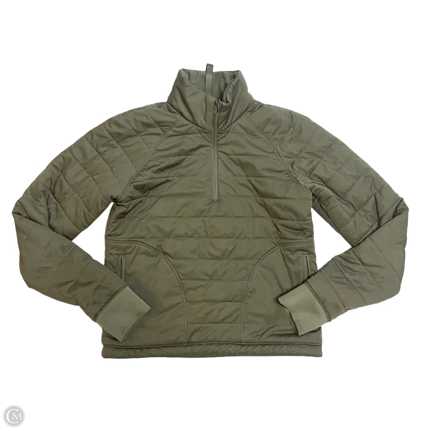 Athletic Jacket By Lululemon In Green, Size: S