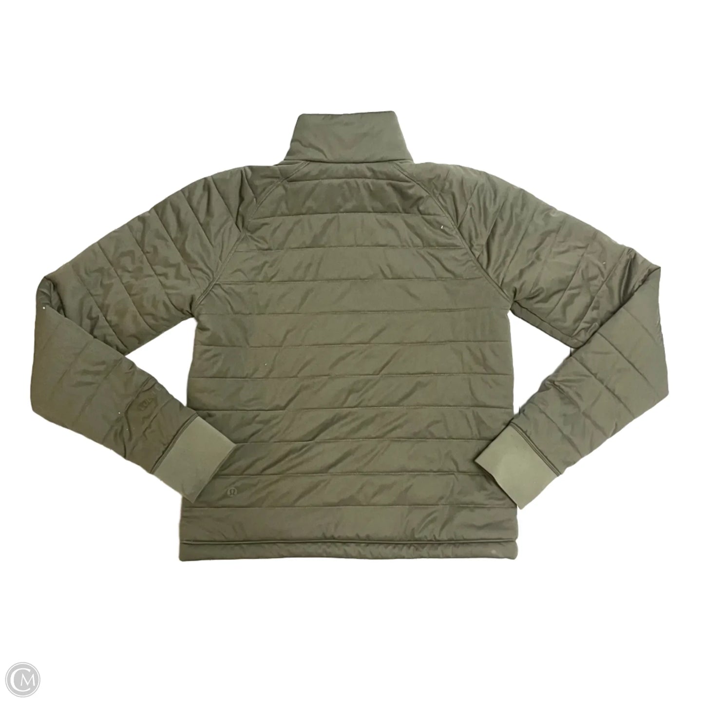 Athletic Jacket By Lululemon In Green, Size: S