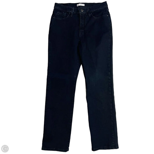 Jeans Straight By Lee In Blue Denim, Size: 10