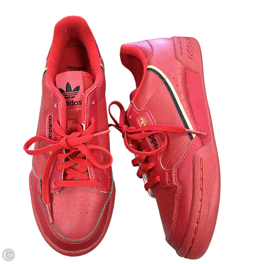 Shoes Sneakers By Adidas In Red, Size: 5