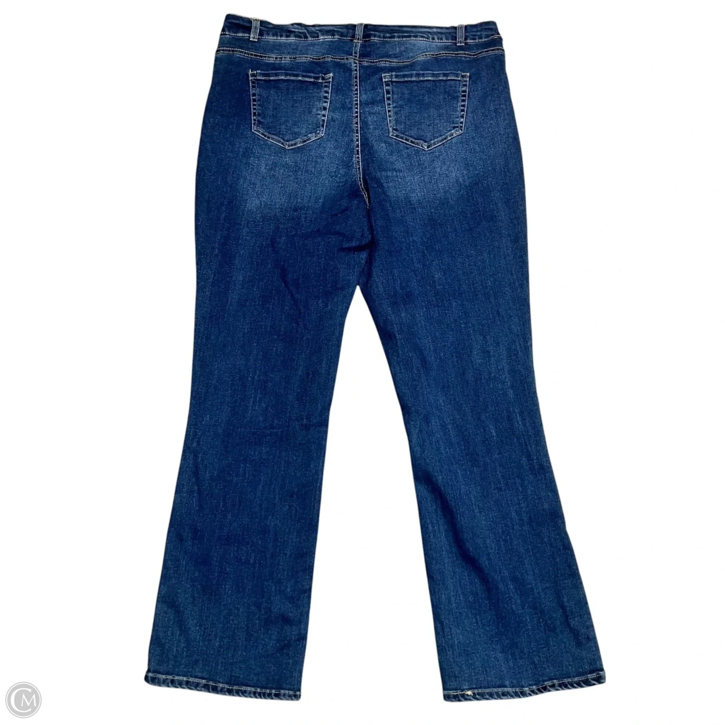 Jeans Boot Cut By Ashley Stewart In Blue Denim, Size: 18