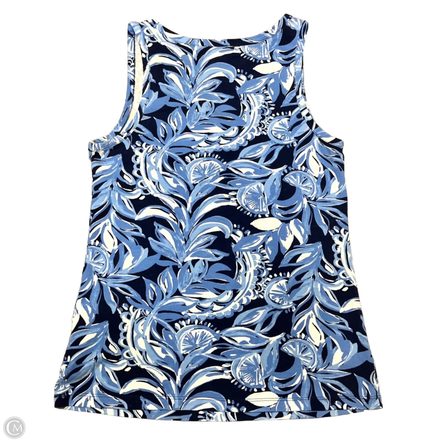Top Sleeveless Designer By Lilly Pulitzer In Navy, Size: S