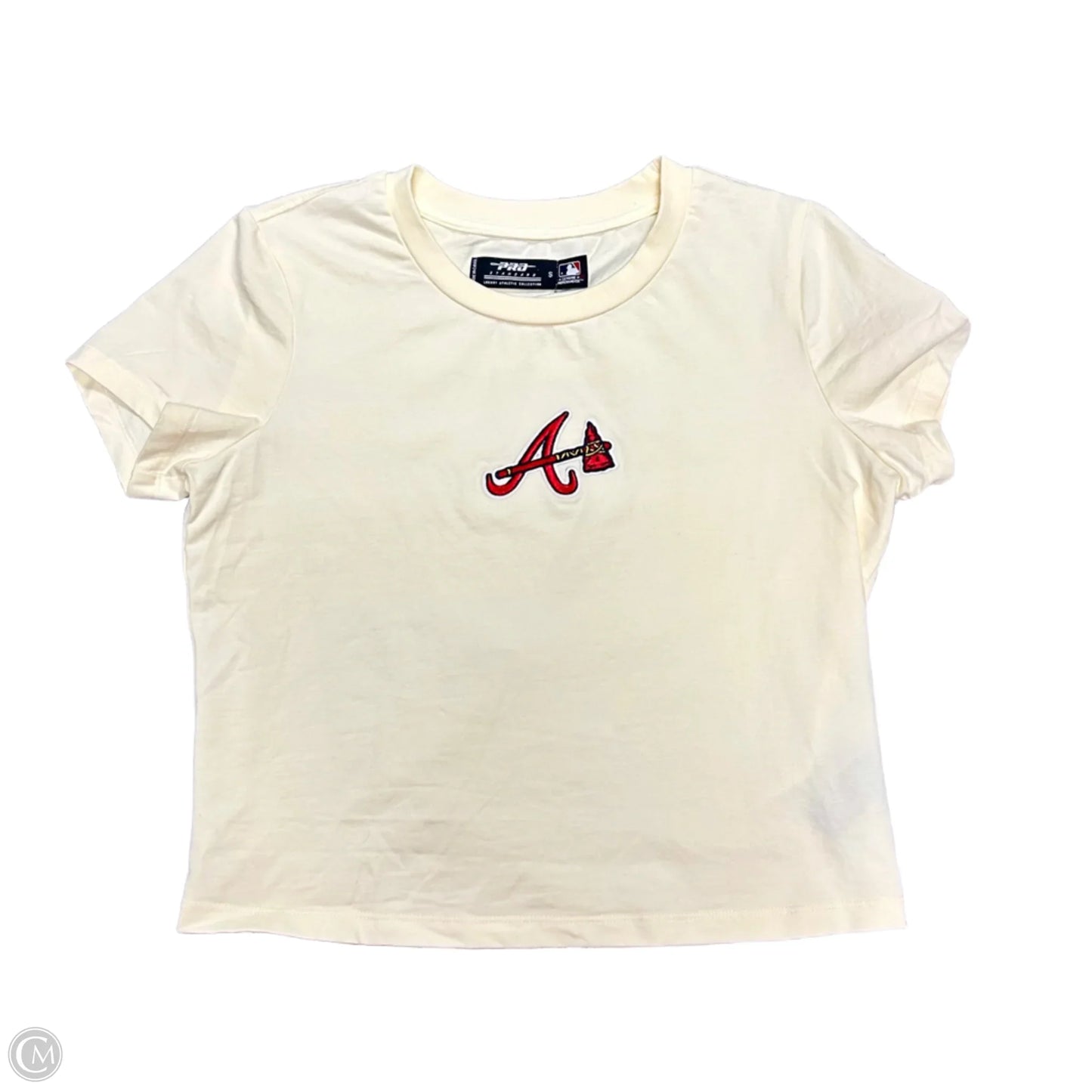Top Short Sleeve By Pro Standard In Cream, Size: S