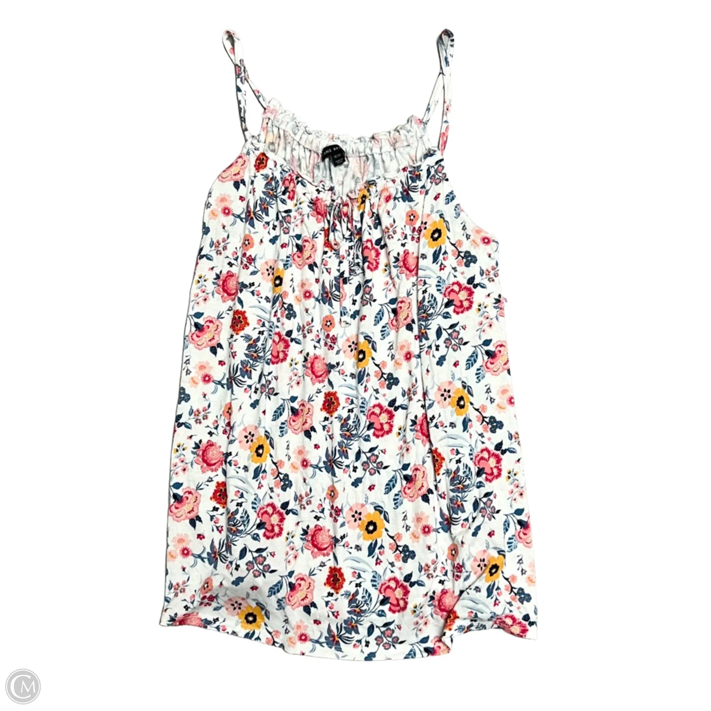 Top Sleeveless By Lane Bryant In Floral Print, Size: 1x