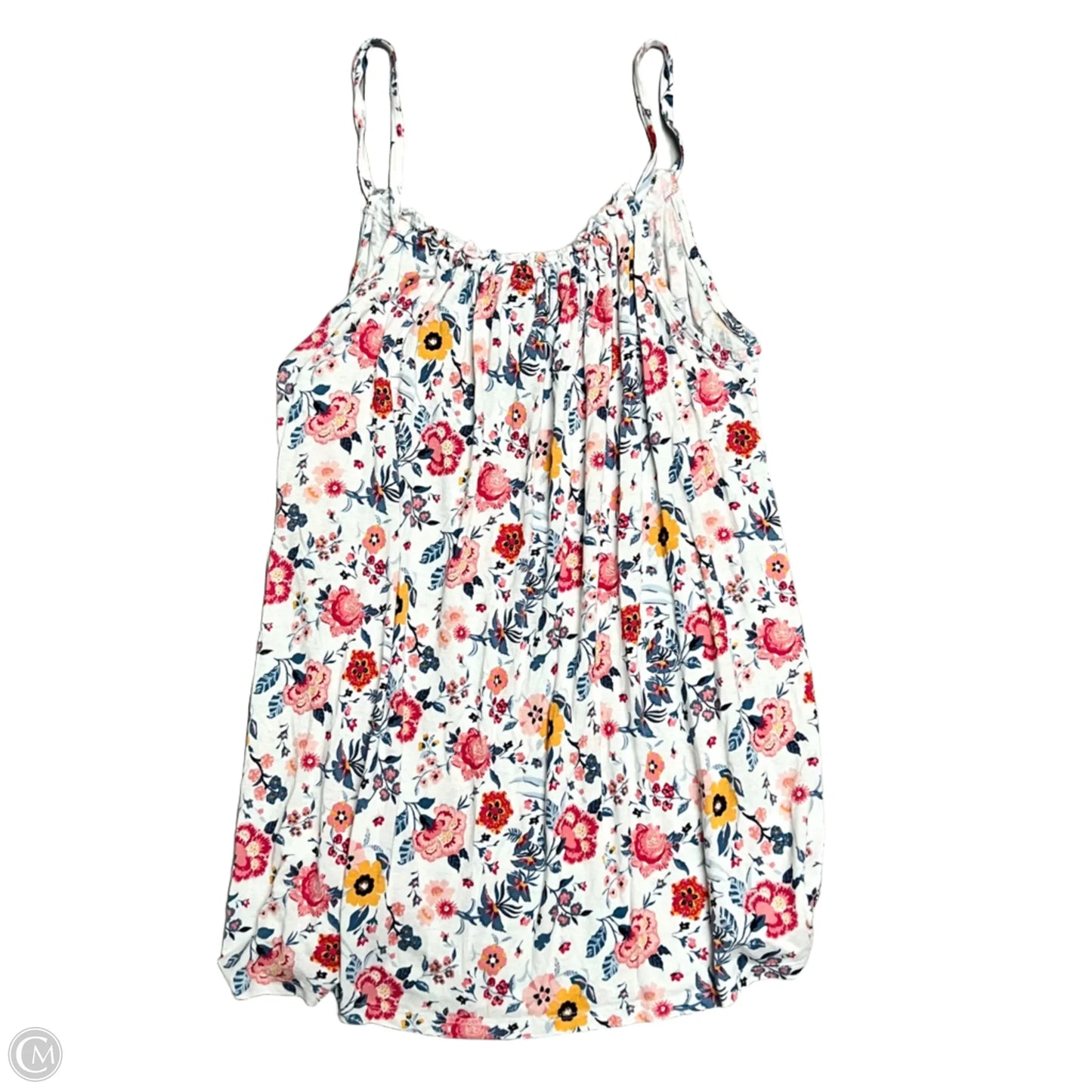 Top Sleeveless By Lane Bryant In Floral Print, Size: 1x