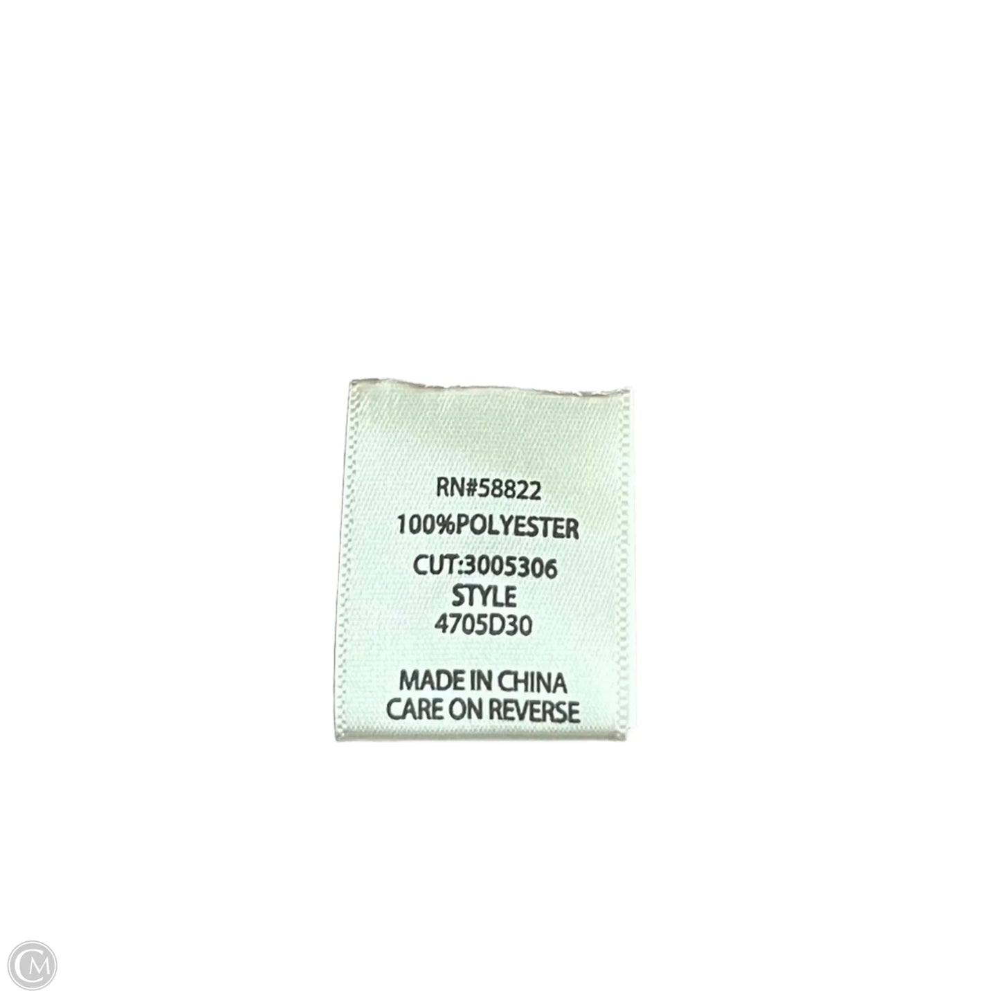 Top Short Sleeve By Max Studio In Polkadot Pattern, Size: Xl