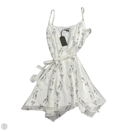 Dress Designer By All Saints In Grey & White, Size: M