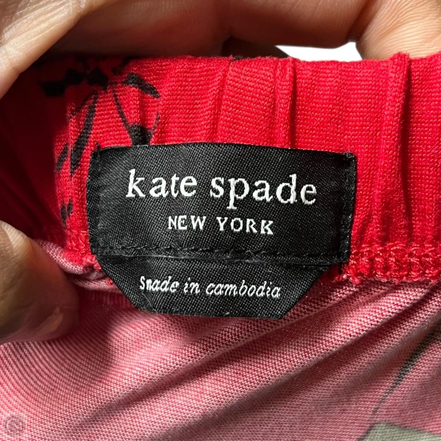 Pajamas Designer By Kate Spade In Red, Size: S