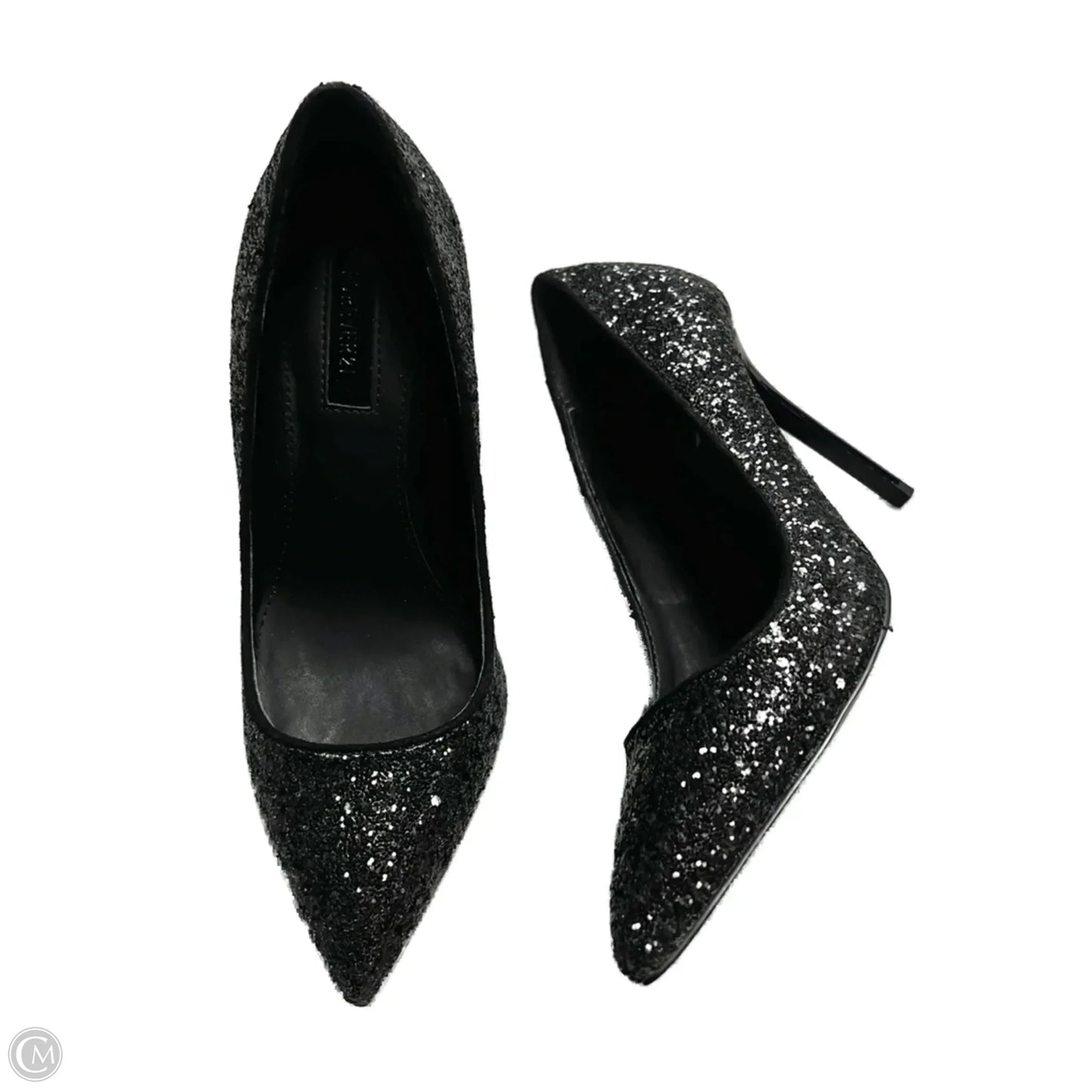 Shoes Heels Stiletto By Forever 21 In Black, Size: 6