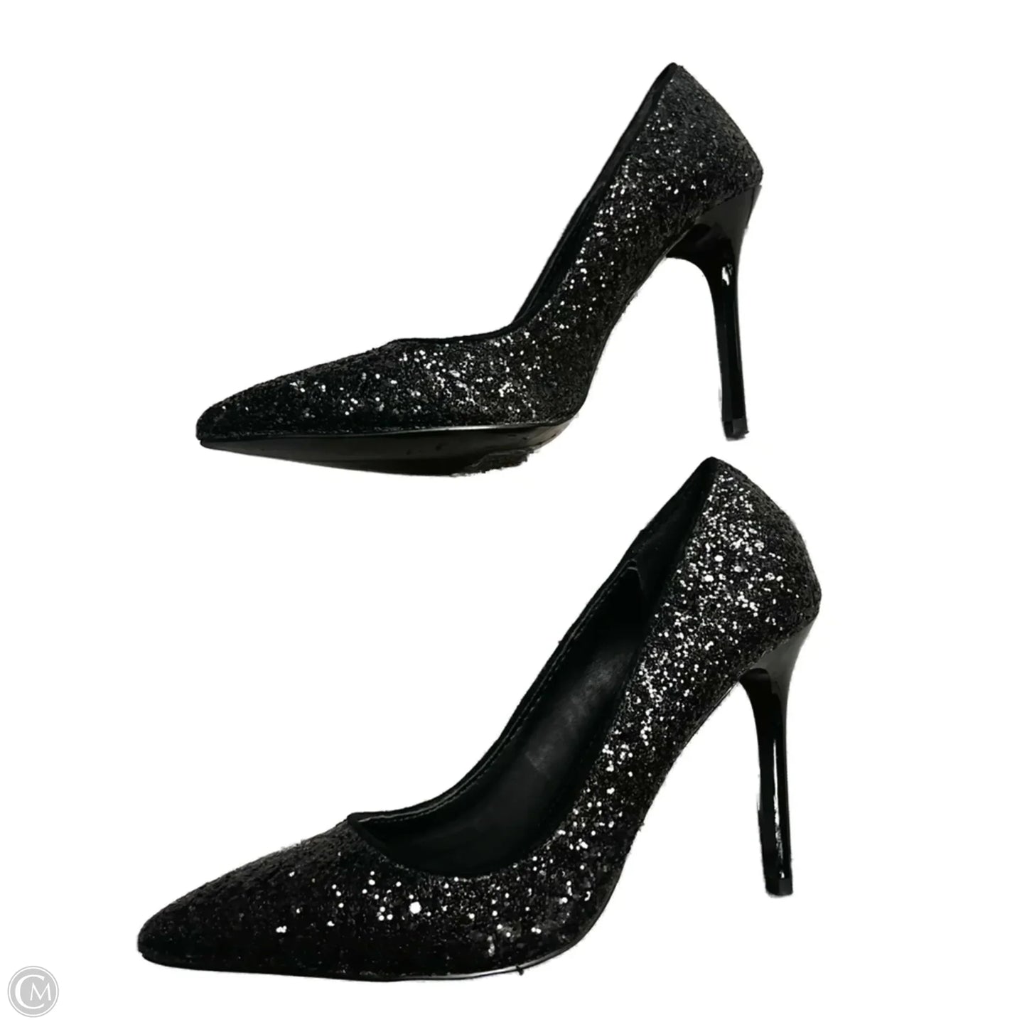 Shoes Heels Stiletto By Forever 21 In Black, Size: 6