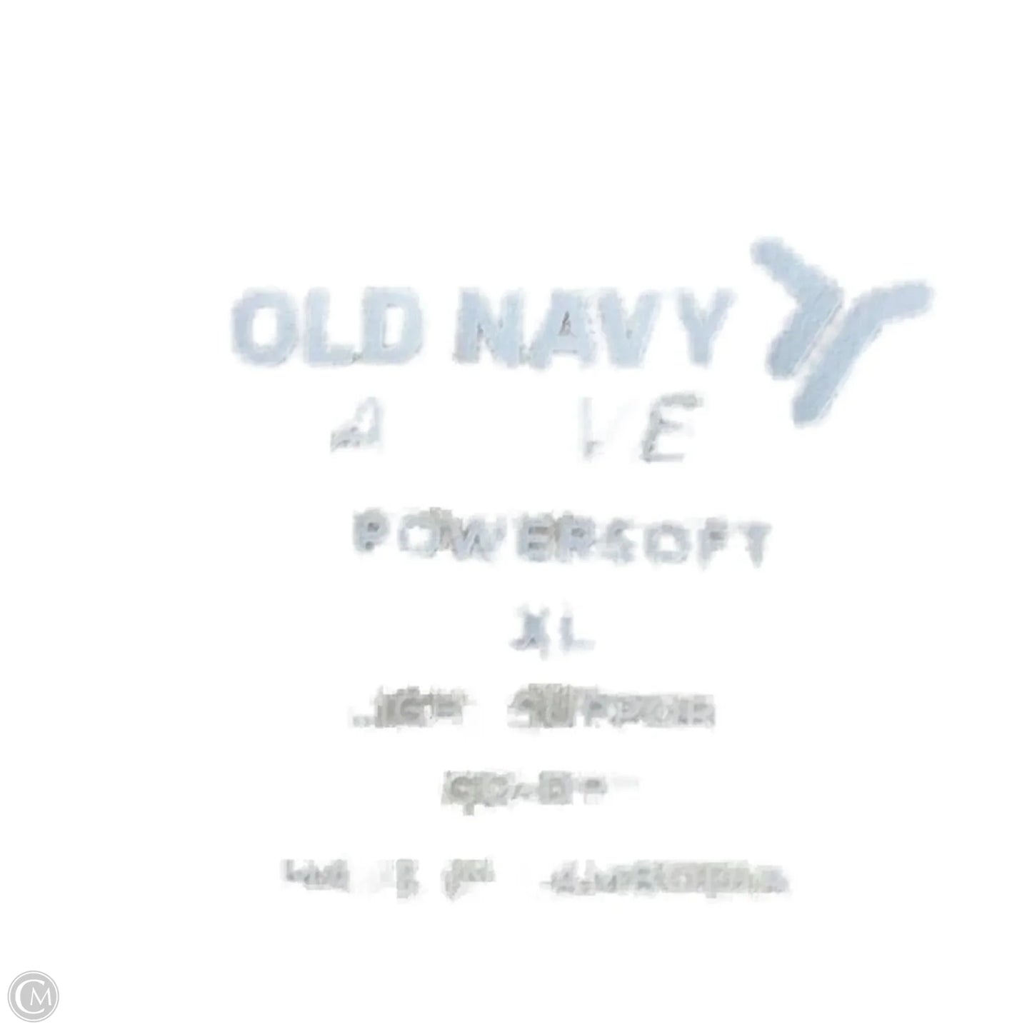 Athletic Top Long Sleeve Crewneck By Old Navy In Cream, Size: Xl