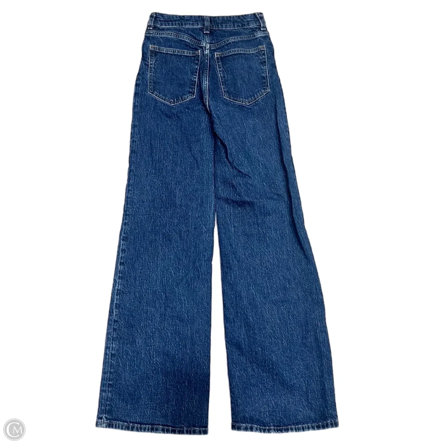 Jeans Flared By H&m In Blue Denim, Size: 2