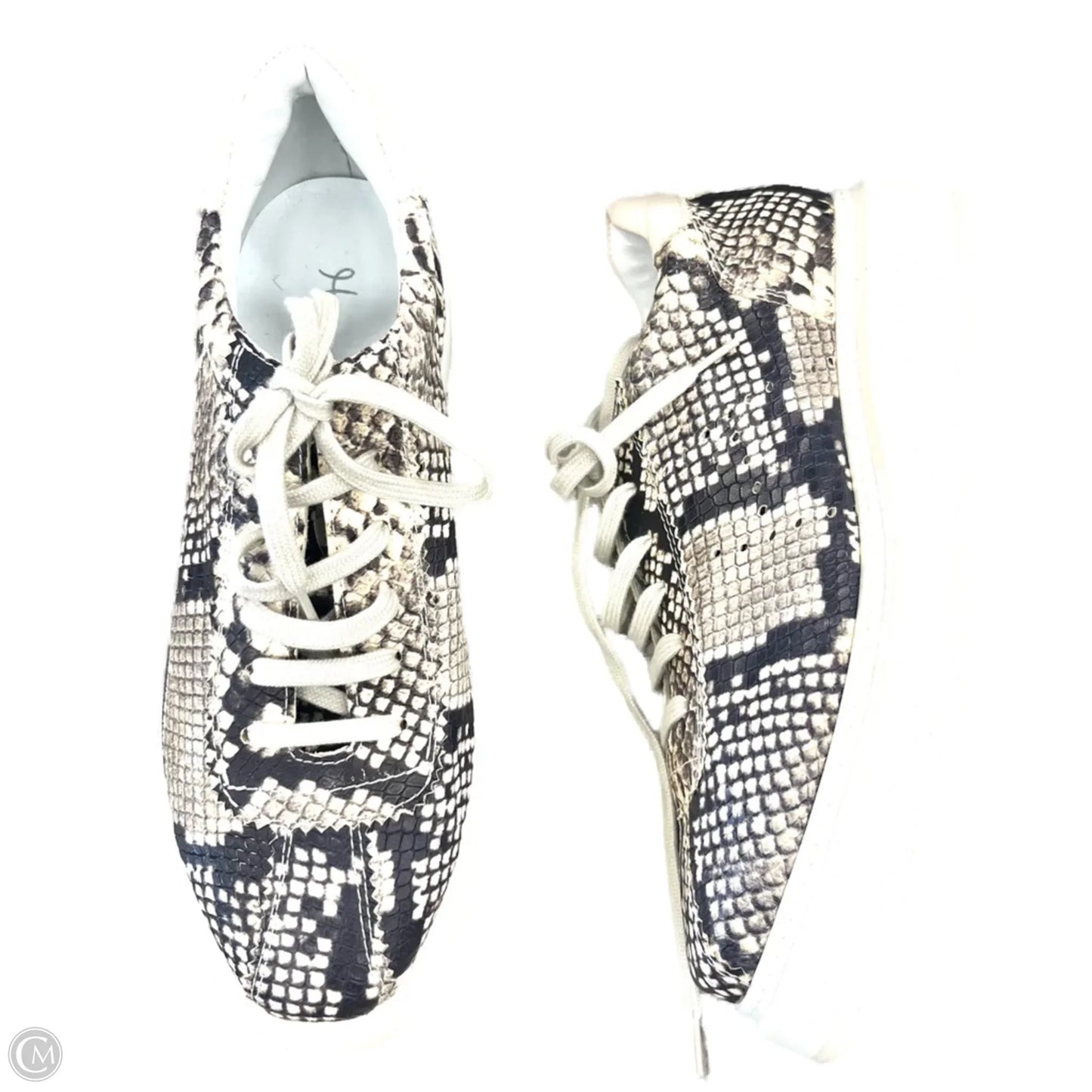 Shoes Sneakers By Homers Artisan In Snakeskin Print, Size: 7.5