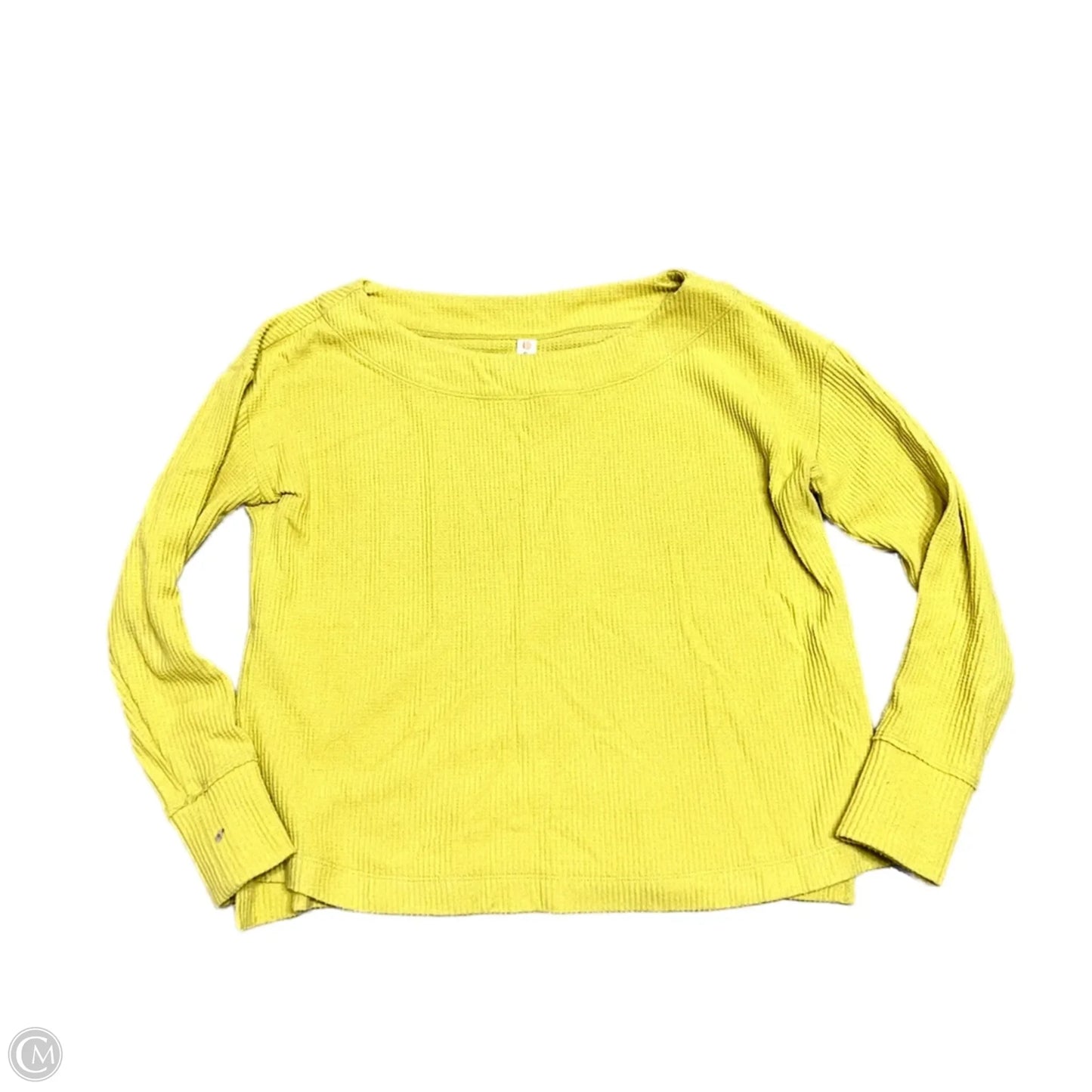 Top Long Sleeve By Daily Practice By Anthropologie In Yellow, Size: Xxs