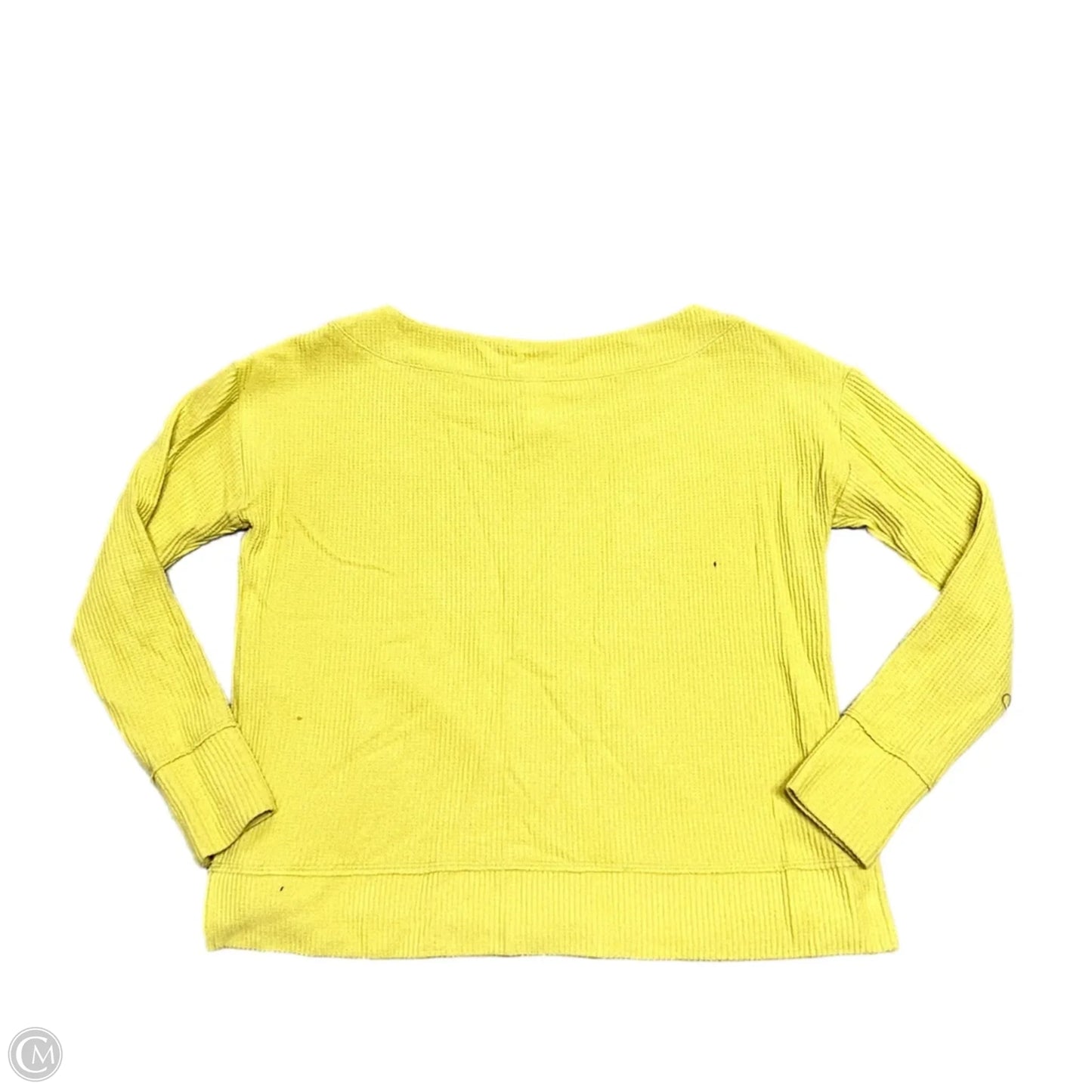Top Long Sleeve By Daily Practice By Anthropologie In Yellow, Size: Xxs