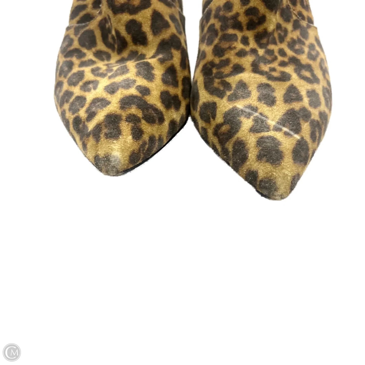 Boots Ankle Heels By Veronica Beard In Leopard Print, Size: 7