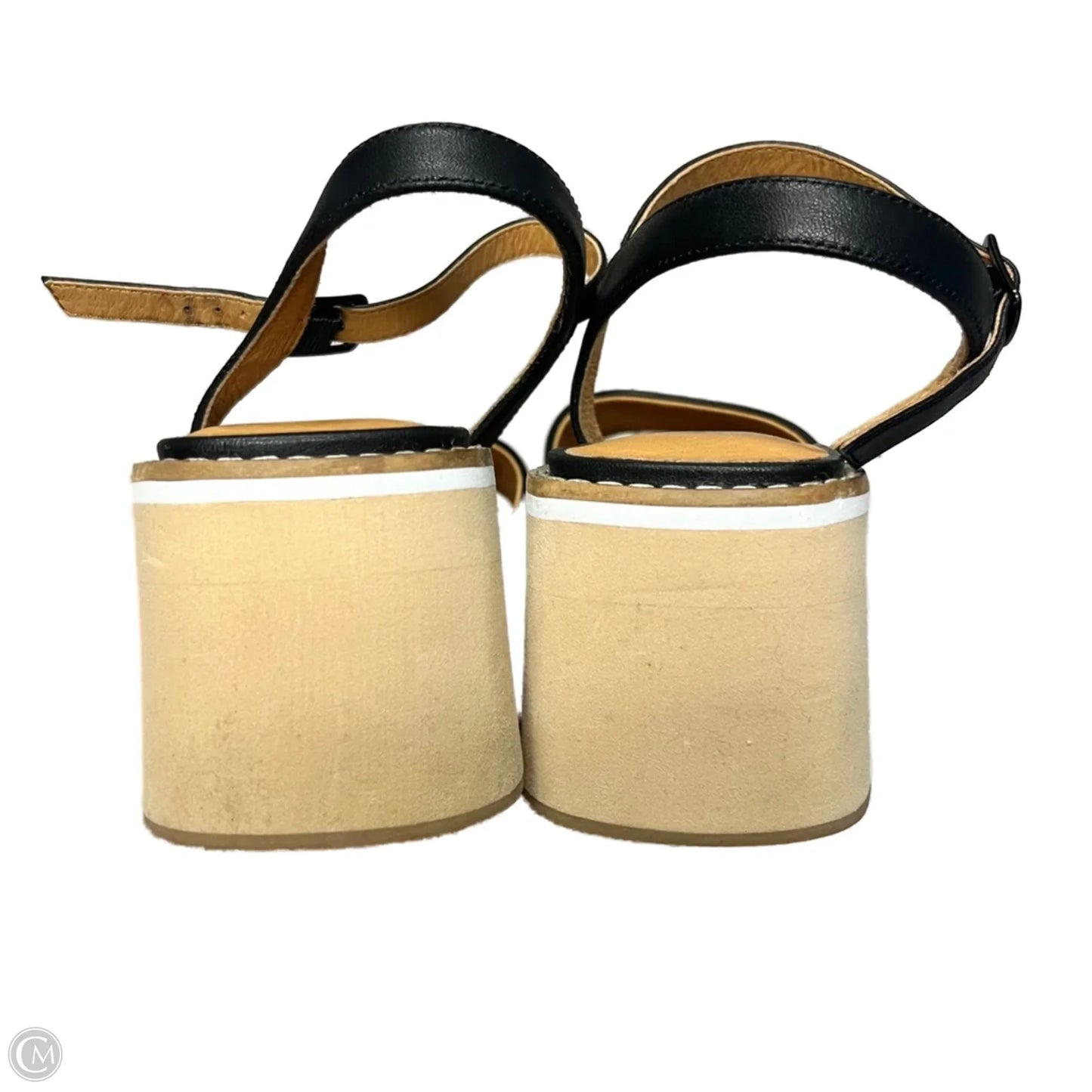 Sandals Heels Block By Andre Assous In Black, Size: 7.5