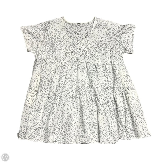 Dress Casual Short By A New Day In Leopard Print, Size: 4x