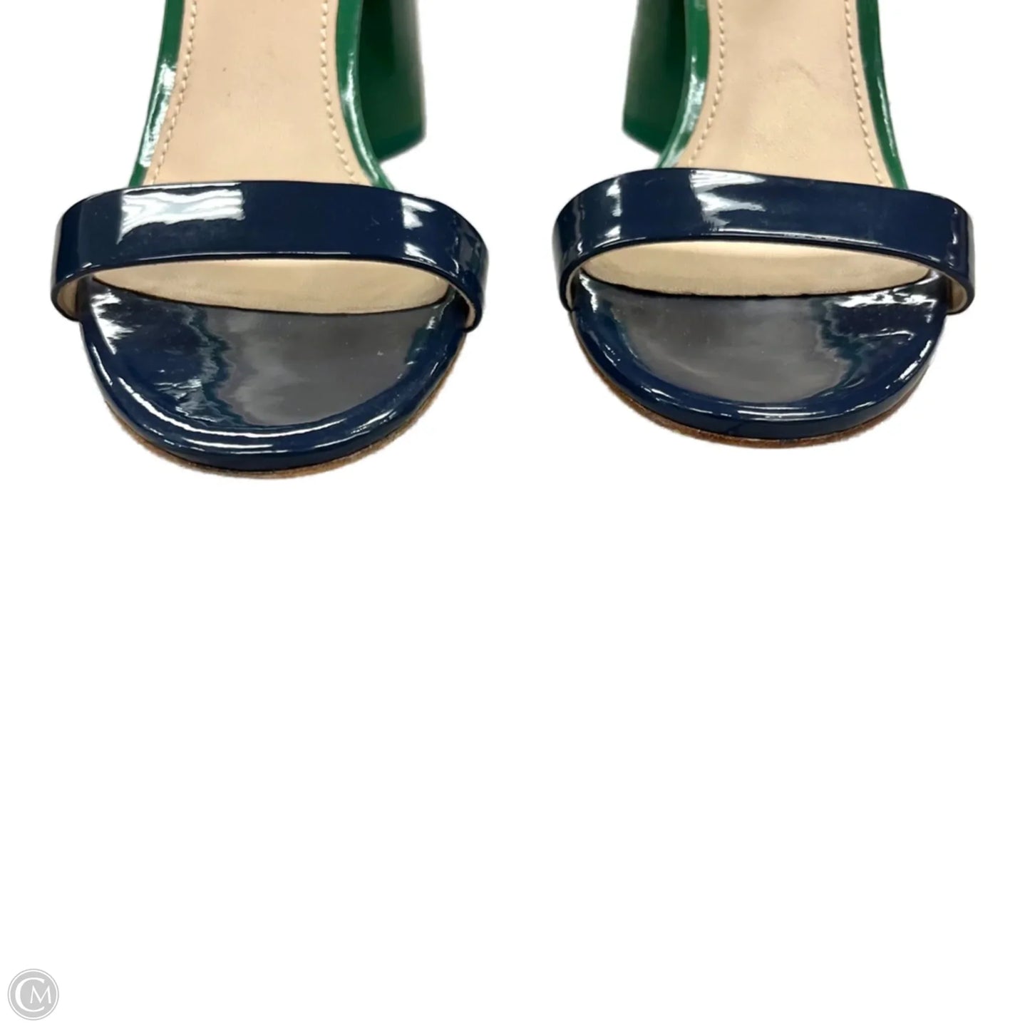 Sandals Designer By Tory Burch In Blue & Green, Size: 5