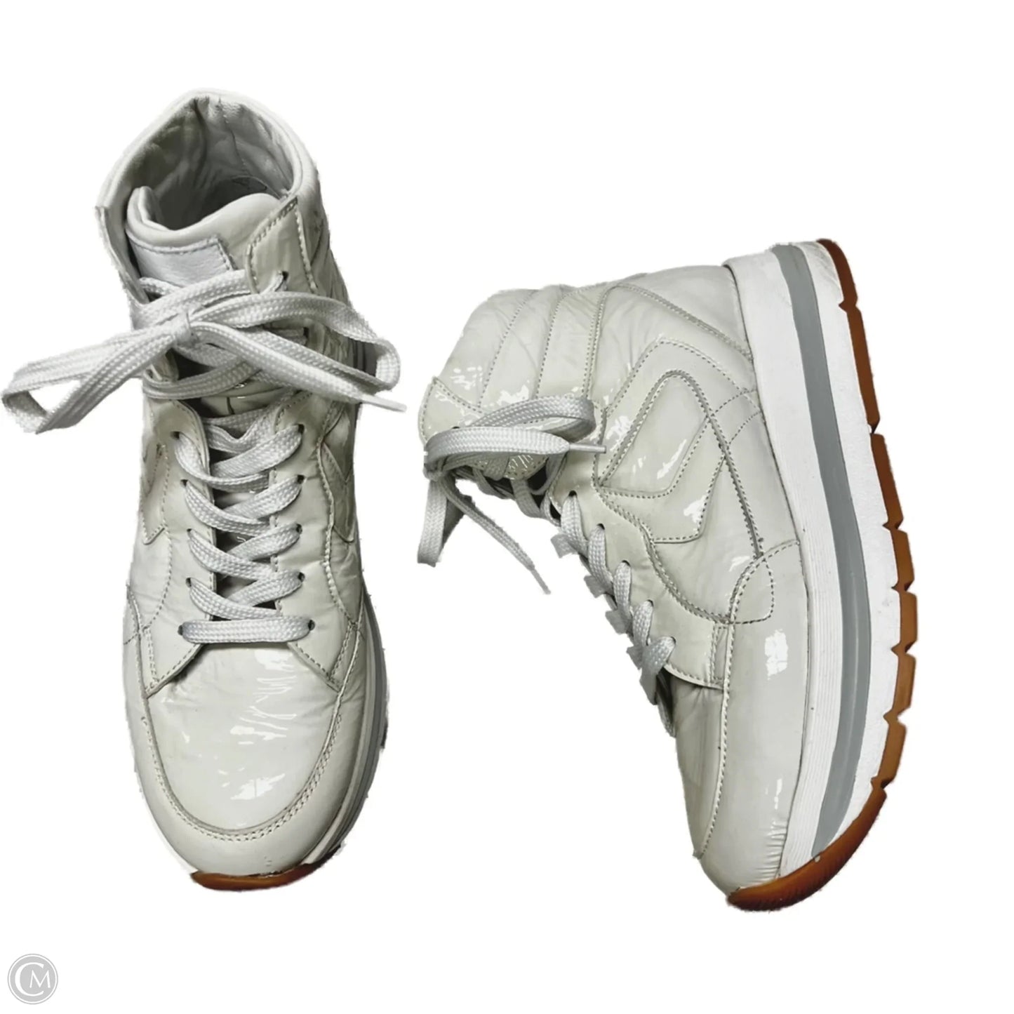 Shoes Sneakers By Viole Blanche In Grey, Size: 7.5