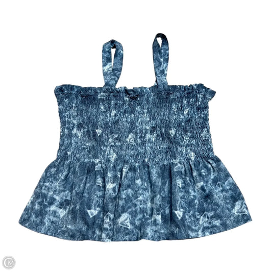 Top Sleeveless By Michael By Michael Kors In Blue, Size: Xl