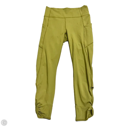 Athletic Leggings By Fabletics In Green, Size: 8