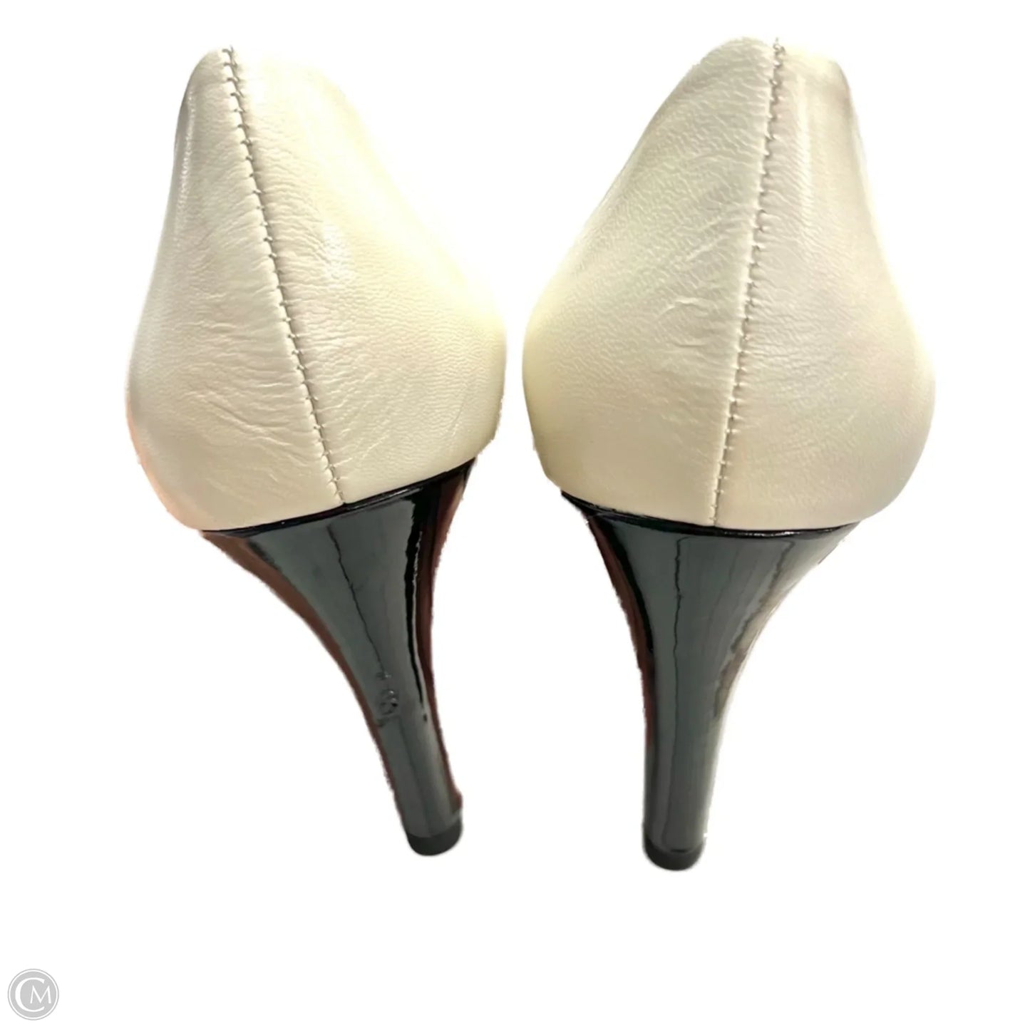 Sandals Heels Stiletto By Anne Klein In Black & Cream, Size: 7.5