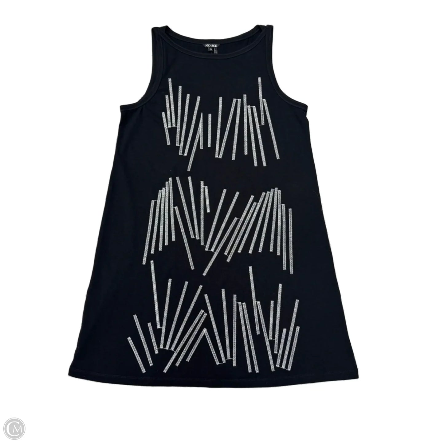 Dress Casual Midi By Nic + Zoe In Black, Size: M