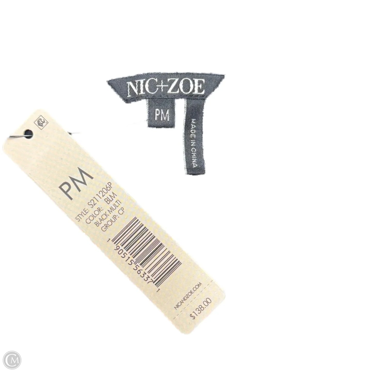 Dress Casual Midi By Nic + Zoe In Black, Size: M