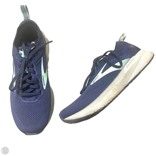 Shoes Sneakers By Brooks In Blue, Size: 7.5