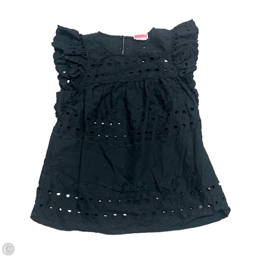Top Sleeveless Designer By Kate Spade In Black, Size: S