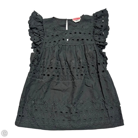 Top Sleeveless Designer By Kate Spade In Black, Size: S