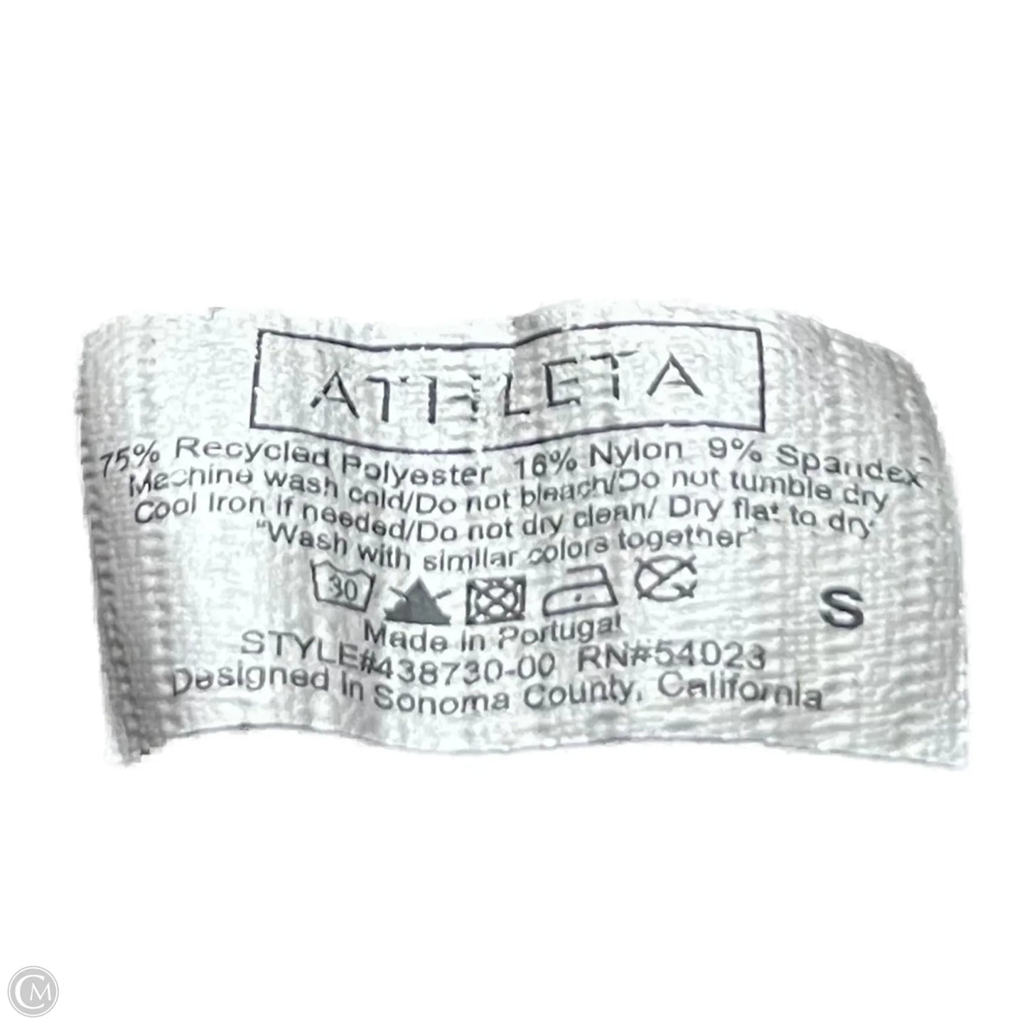 Athletic Tank Top By Athleta In Black, Size: S