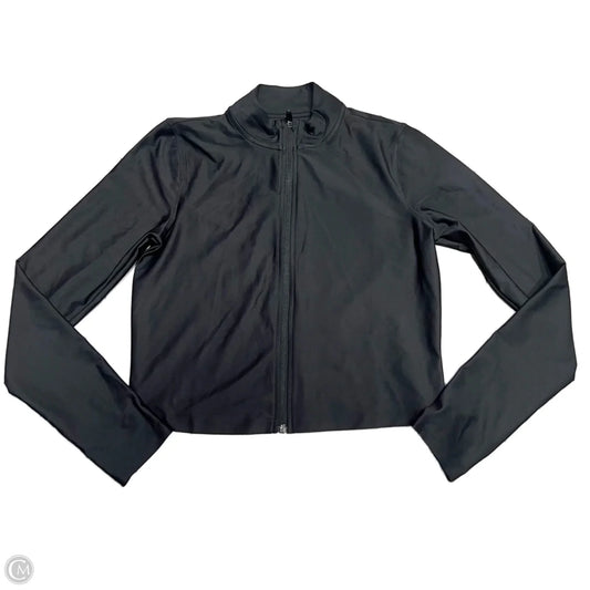 Athletic Top Long Sleeve Collar By Old Navy In Black, Size: L