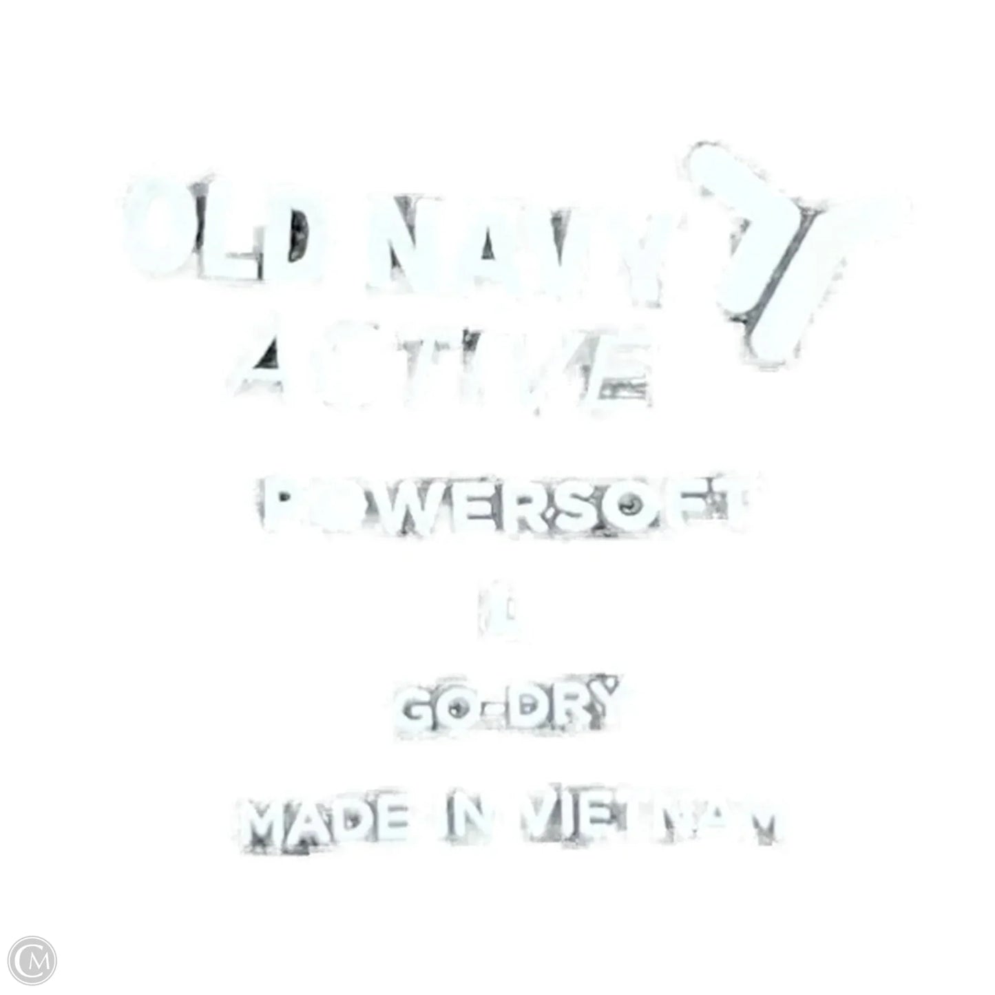 Athletic Top Long Sleeve Collar By Old Navy In Black, Size: L