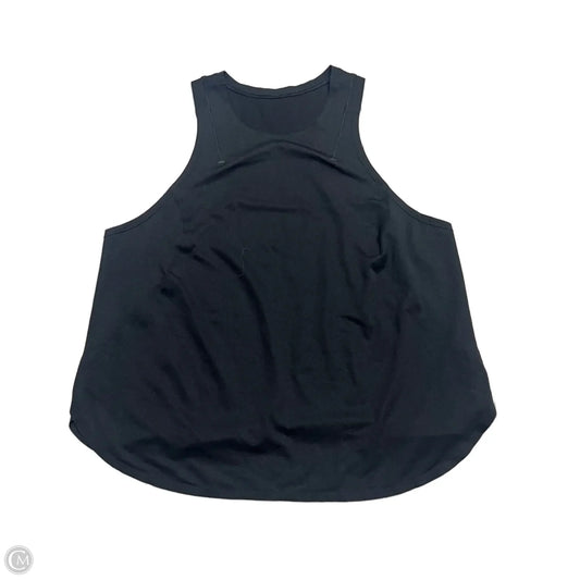 Athletic Tank Top By Lululemon In Black, Size: L