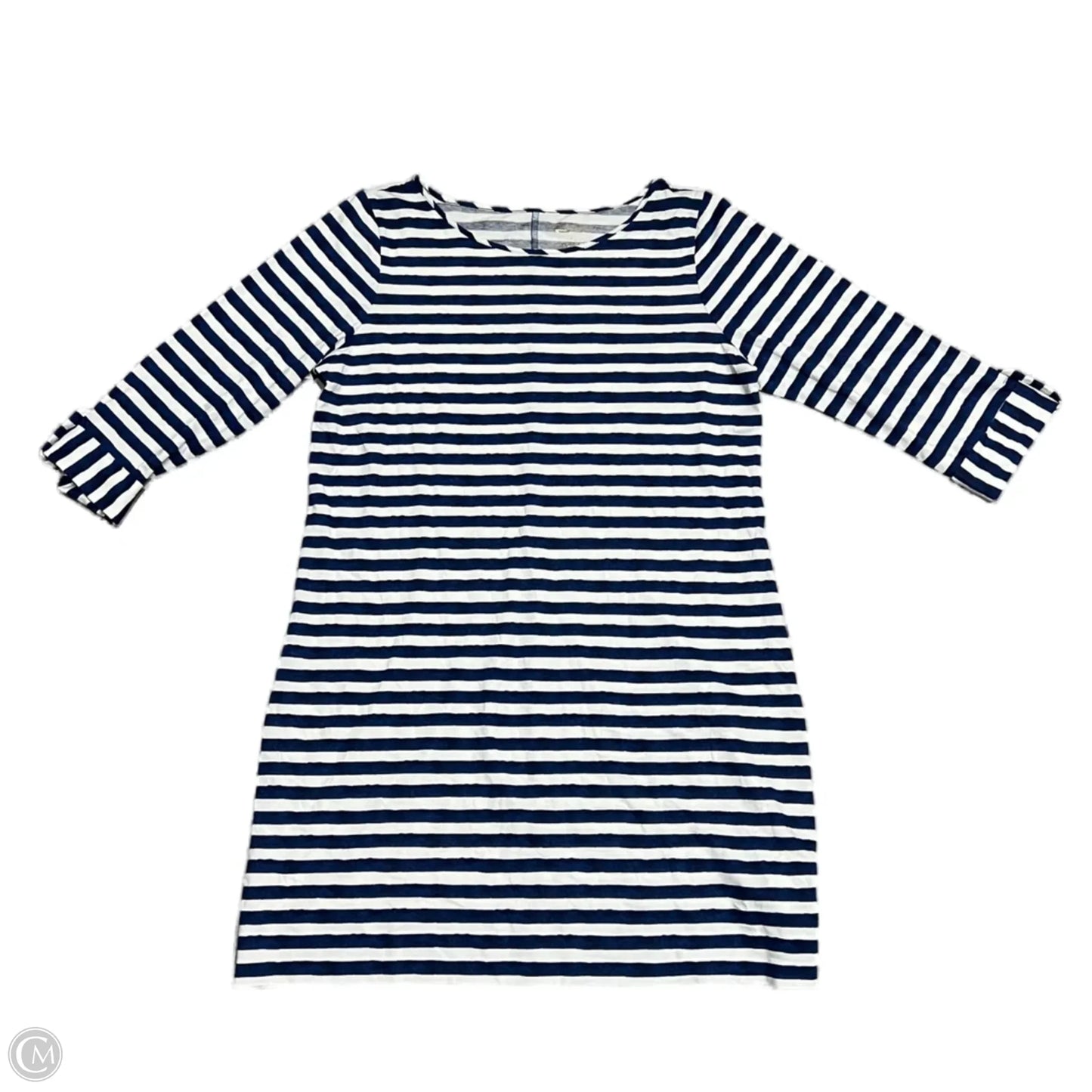 Dress Designer By Lilly Pulitzer In Blue & White, Size: Xl