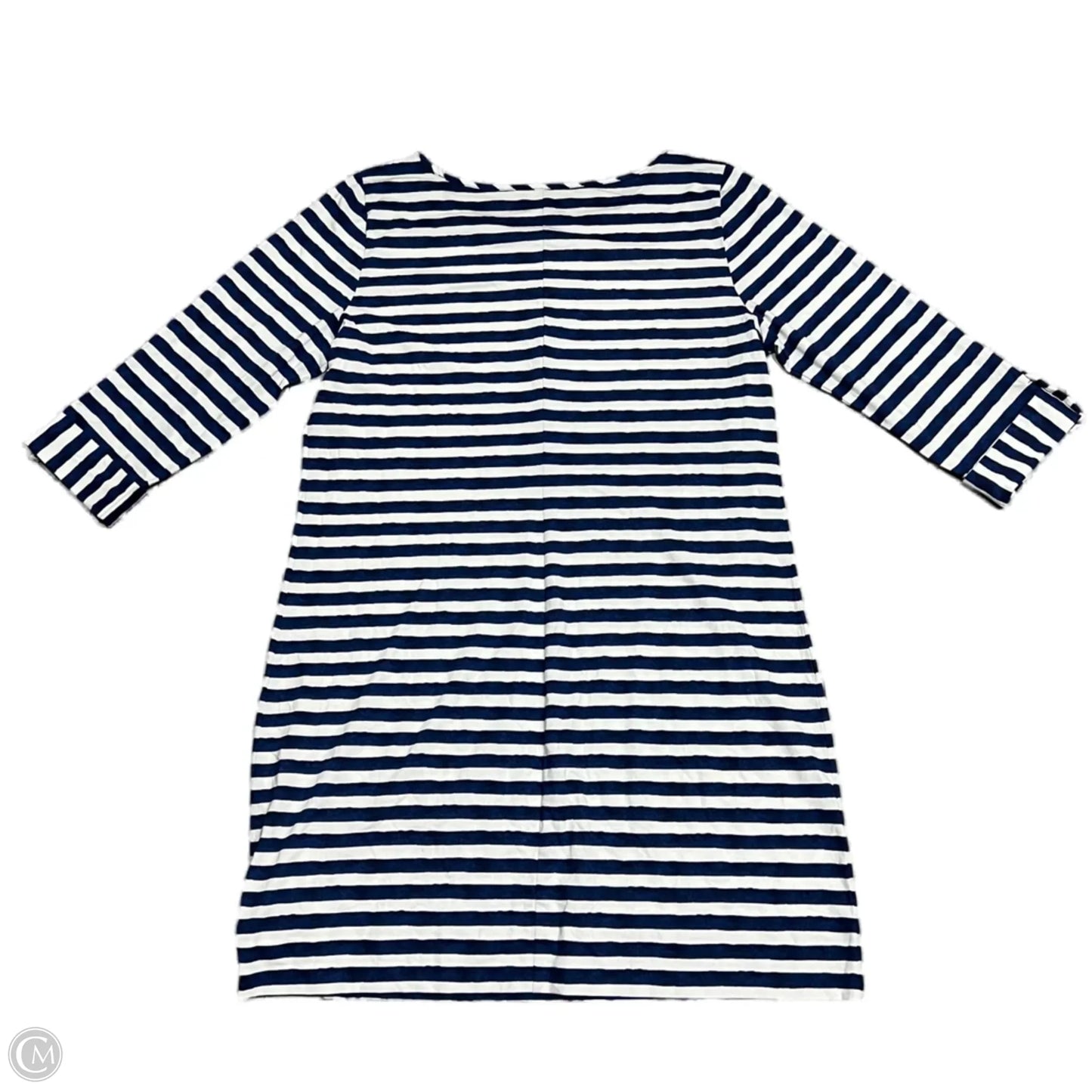 Dress Designer By Lilly Pulitzer In Blue & White, Size: Xl