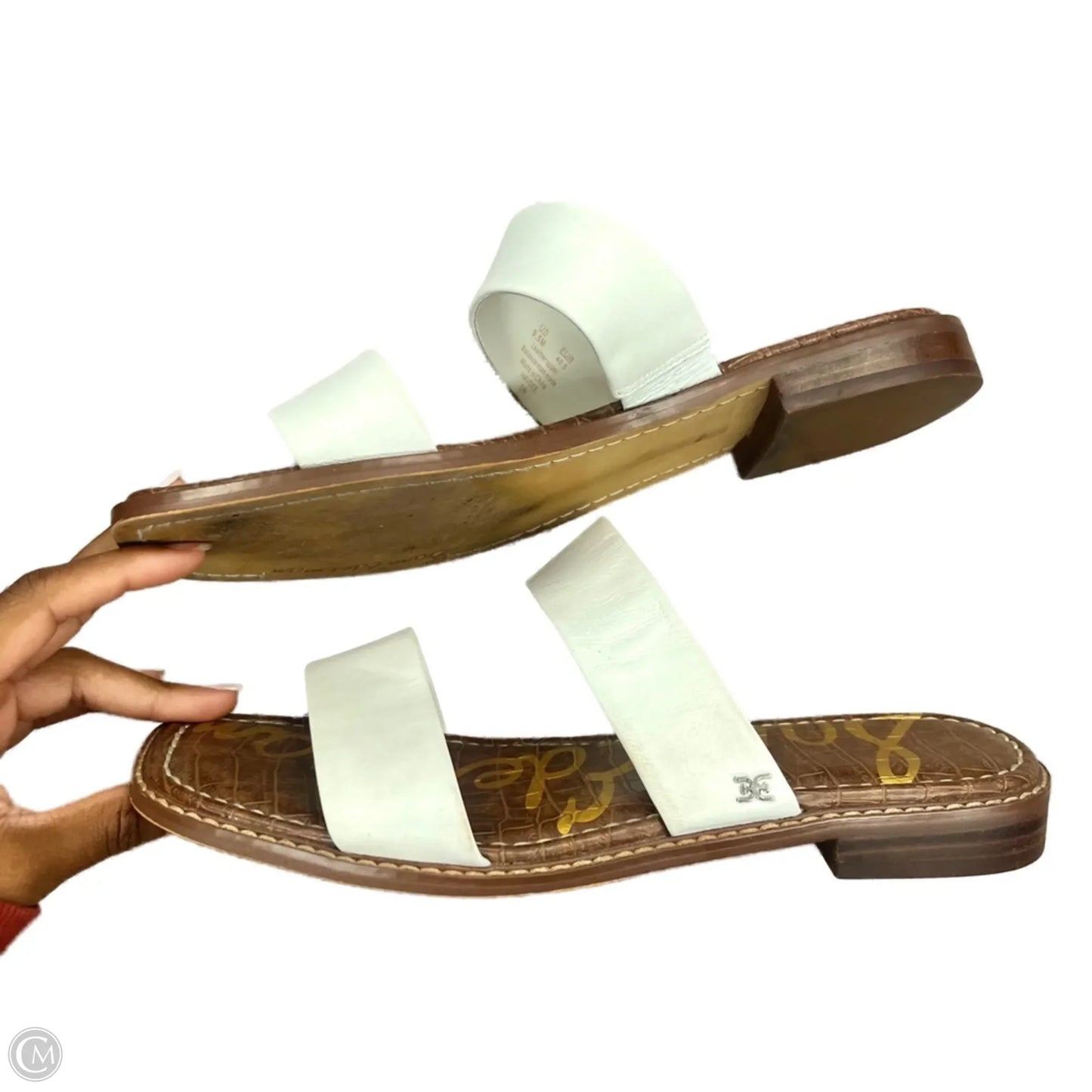 Sandals Flats By Sam Edelman In White, Size: 9.5