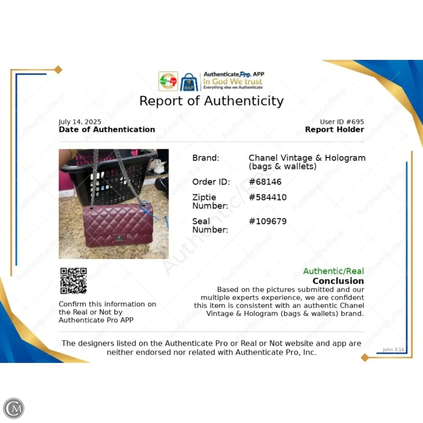 Handbag Luxury Designer By Chanel, Size: Medium