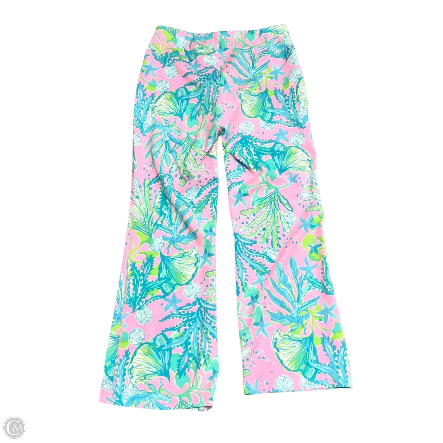 Pants Designer By Lilly Pulitzer In Blue & Pink, Size: 6