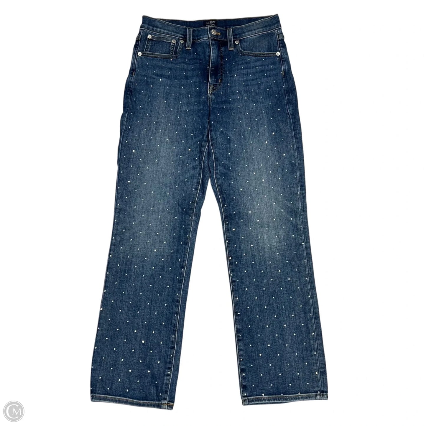 Jeans Straight By J. Crew In Blue Denim, Size: 4