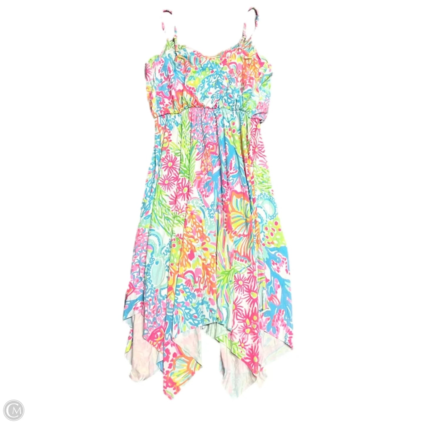 Dress Designer By Lilly Pulitzer In Blue & Green, Size: S