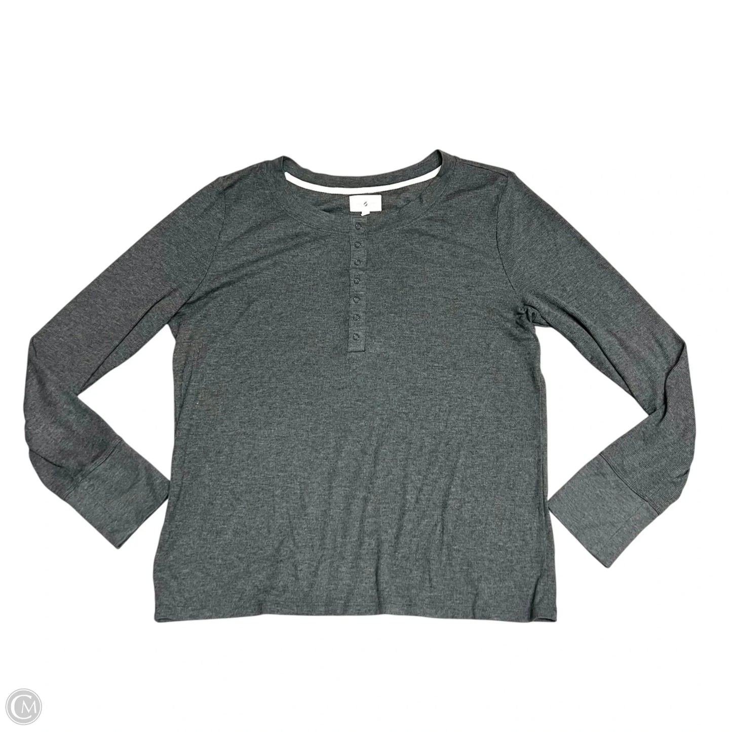 Top Long Sleeve By Lou And Grey In Grey, Size: Xl