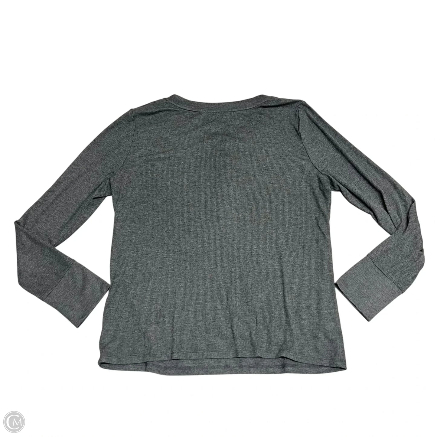Top Long Sleeve By Lou And Grey In Grey, Size: Xl