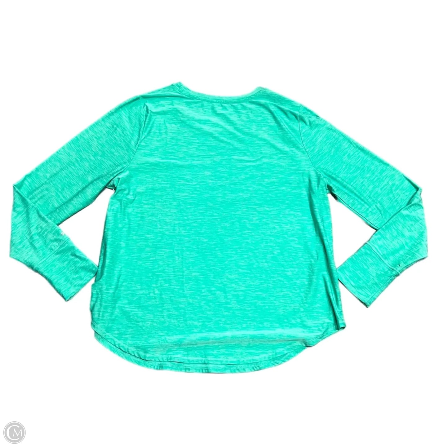 Athletic Top Long Sleeve Crewneck By Dsg Outerwear In Green, Size: 2x