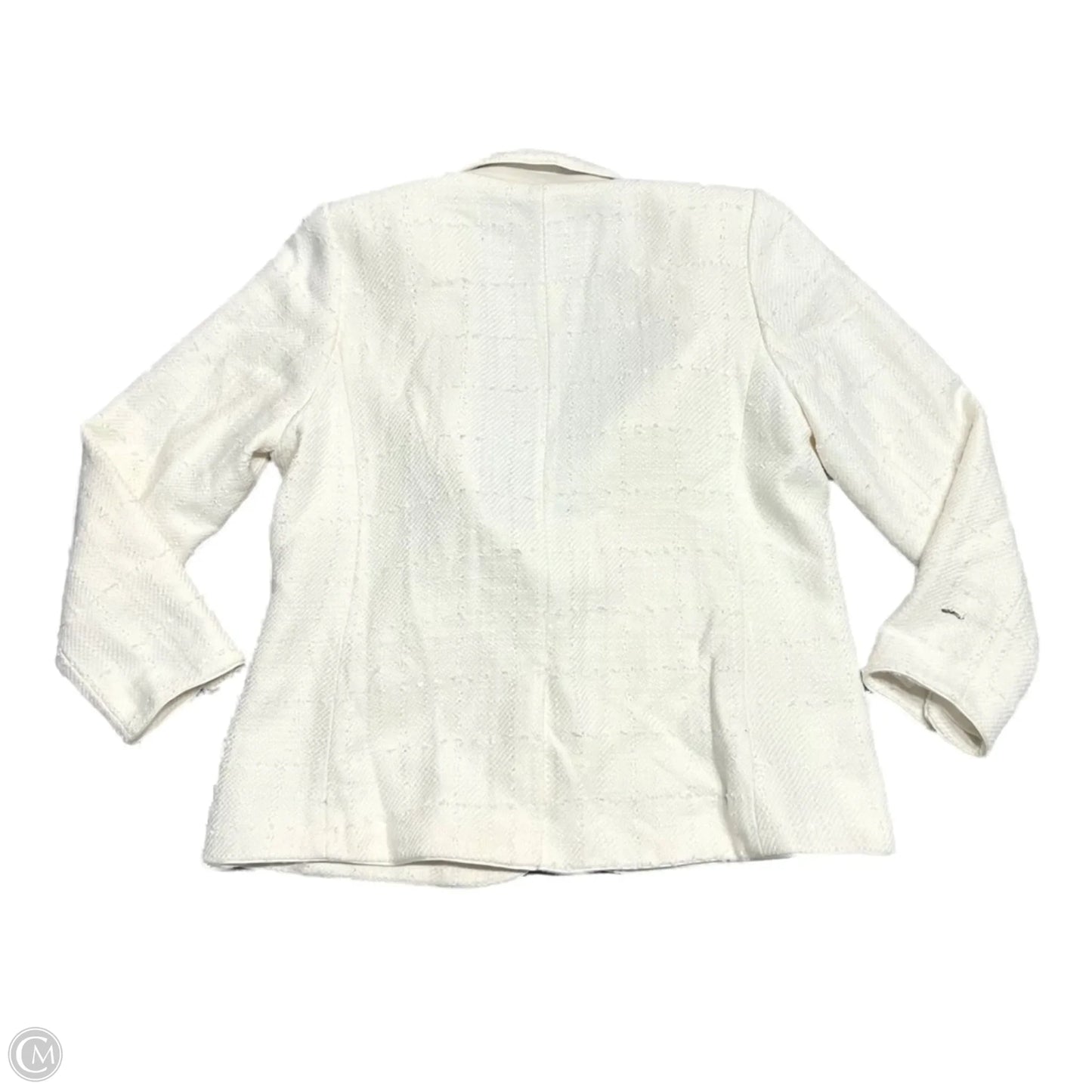 Blazer By Ann Taylor In Cream, Size: Xl