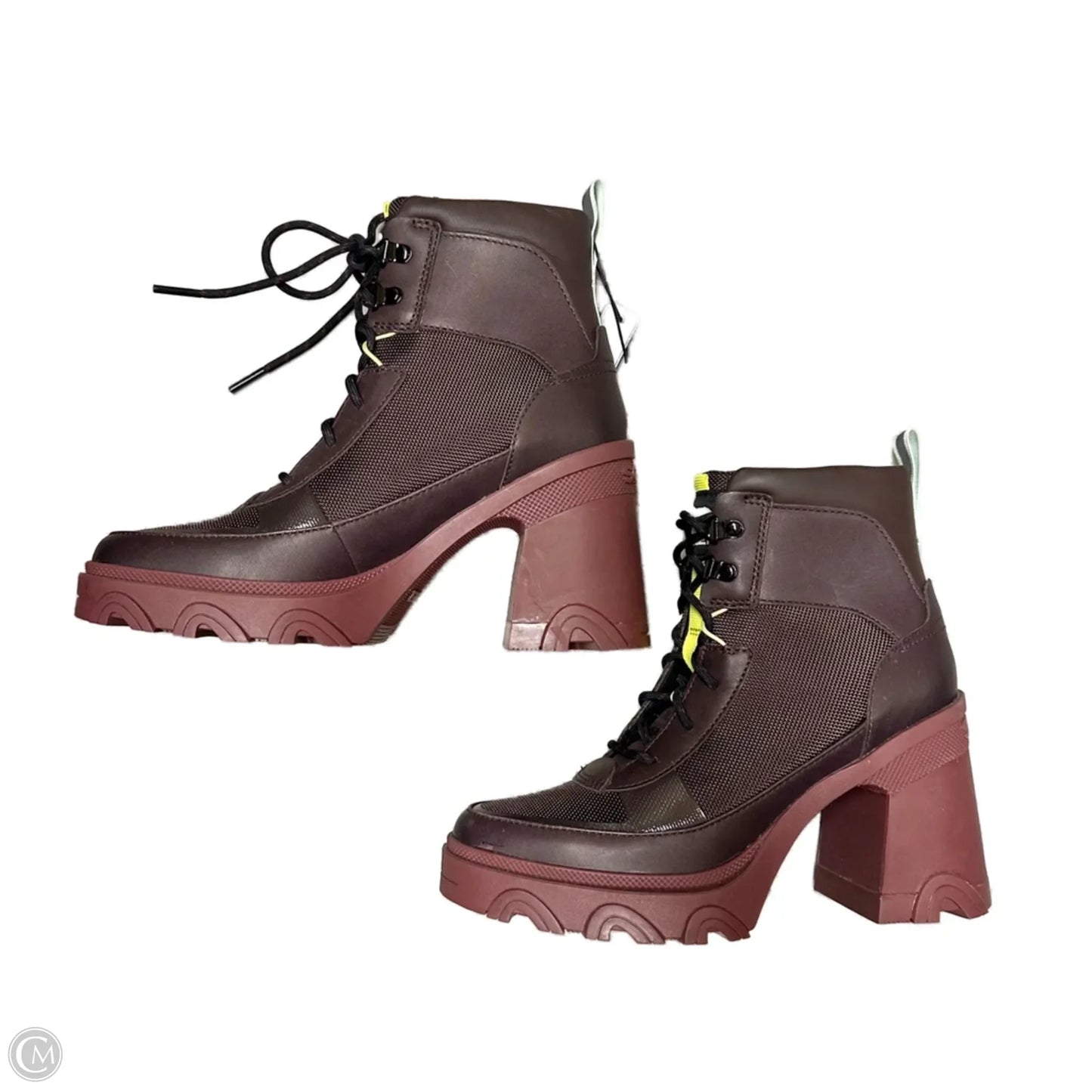 Boots Combat By Sorel In Maroon, Size: 6.5