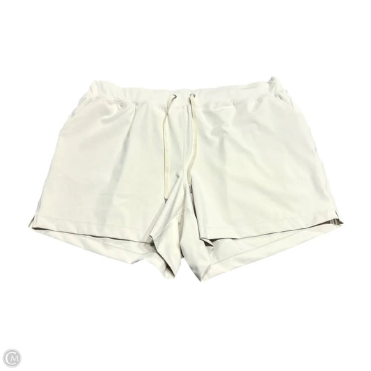 Athletic Shorts By Livi Active In Cream, Size: 22