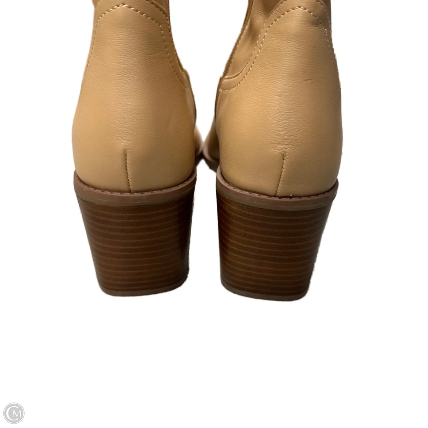 Boots Ankle Heels By Dolce Vita In Tan, Size: 10